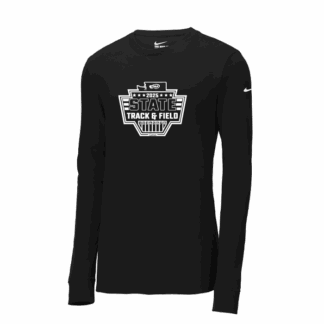 WIAA 2025 State Track Nike Performance Long Sleeve - Black