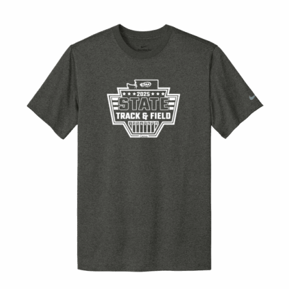 WIAA 2025 State Track Nike Short Sleeve - Dark Grey
