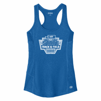 WIAA 2025 State Track OGIO Raceback Tank Top - Blue