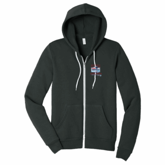 PNS Senior Long Course 2025 - Bella Canvas Full Zip - Dark Grey