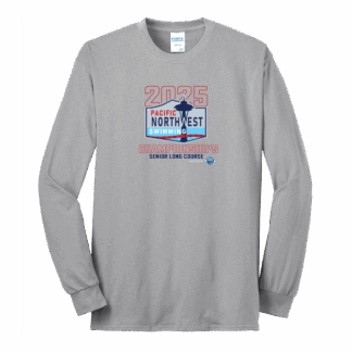 PNS Senior Long Course 2025 - Long Sleeve T-Shirt - Light Grey