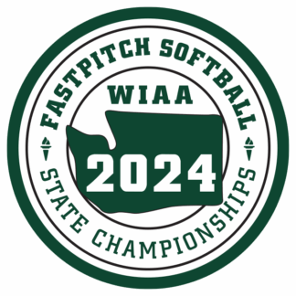 WIAA 2024 State Fastpitch Championships Patch - Green/white