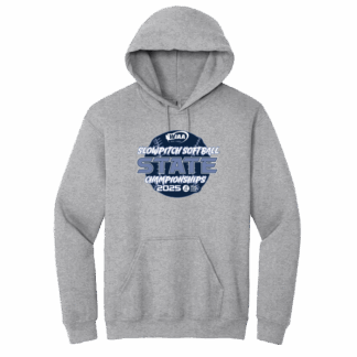 Hoodie - WIAA 2025 State Slow Pitch Softball - Athletic Heather