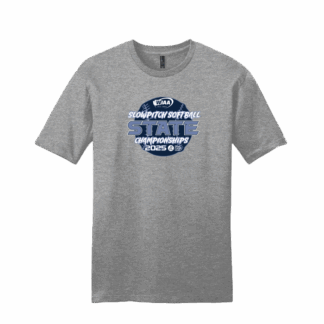 Short Sleeve Tee - WIAA 2025 State Slow Pitch Softball - Grey Frost