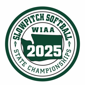 Patch - WIAA 2025 State Slow Pitch Softball - Green/White