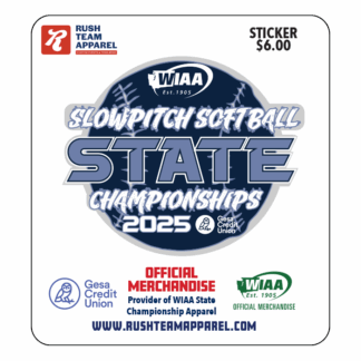 Sticker - WIAA 2025 State Slow Pitch Softball