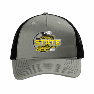 Trucker Hat - WIAA 2025 State Soccer - Heather Grey/Black