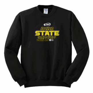Crewneck Sweatshirt - WIAA 2025 State Soccer- Black