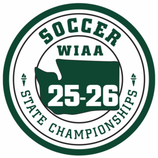 Patch - WIAA 2025-2026 State Soccer - Green/White