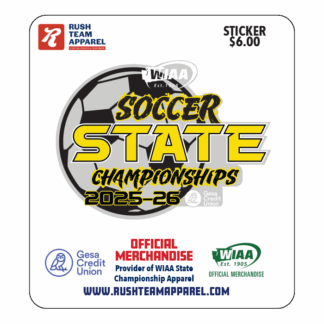 Sticker - WIAA 2025 State Soccer