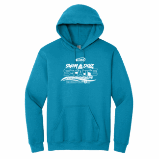 Hoodie - WIAA 2025 State Swim & Dive - Sapphire