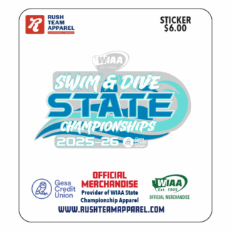 Sticker - WIAA 2025 State Swim & Dive