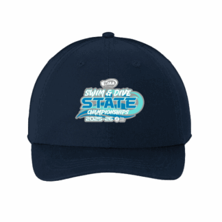 Baseball Cap - WIAA 2025 State Swim & Dive - Navy