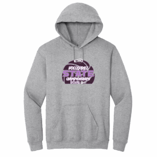 Hoodie - WIAA 2025 State Volleyball - Sport Grey