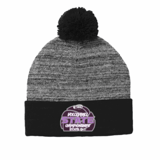 Beanie - WIAA 2025 State Volleyball - Black/Grey Heather
