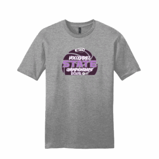 Short Sleeve Tee - WIAA 2025 State Volleyball - Grey Frost