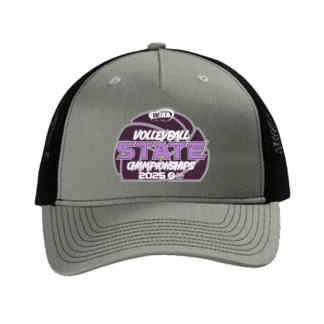 Trucker Hat - WIAA 2025 State Volleyball - Heather Grey/Black