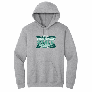 Hoodie - WIAA 2025 State Cross Country- Sport Grey