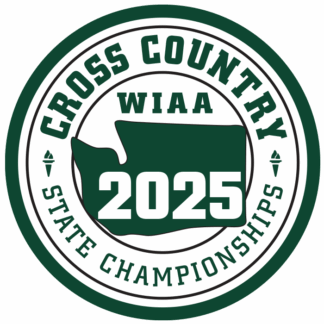 Patch - WIAA 2025 State Cross Country- Green/White