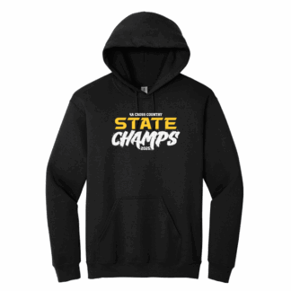 State Champs Hoodie - WIAA 2025 State Cross Country- Black