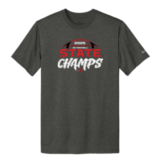 2A CHAMPS Archbishop Murphy - WIAA 2025 State Football Nike Short Sleeve - Gray