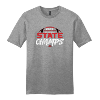 2A CHAMPS Archbishop Murphy - Short Sleeve Tee - WIAA 2025 State Football - Grey Frost