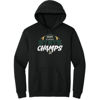 1B CHAMPS DeSales - Hoodie - WIAA 2025 State Football - Black