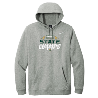 1B CHAMPS DeSales - Nike Hoodie - WIAA 2025 State Football - Dark Heather Grey
