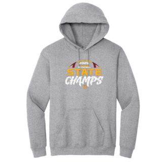 3A CHAMPS O'Dea -  Hoodie - WIAA 2025 State Football - Sport Grey