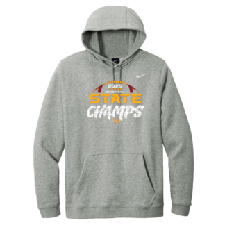 3A CHAMPS O'Dea - Nike Hoodie - WIAA 2025 State Football - Dark Heather Grey