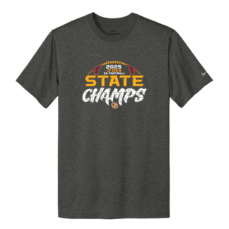3A CHAMPS O'Dea - Nike Short Sleeve - WIAA 2025 State Football - Gray