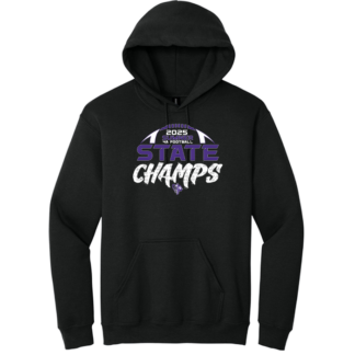 4A CHAMPS Sumner - Hoodie - WIAA 2025 State Football - Black