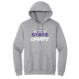 4A CHAMPS Sumner - Hoodie - WIAA 2025 State Football - Sport Grey