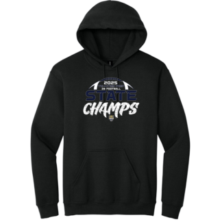2B CHAMPS - Tri-Cities Prep - Hoodie - WIAA 2025 State Football - Black