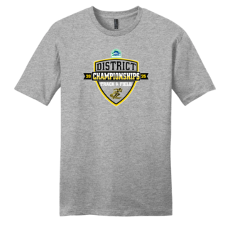 WCD3 2025 Track & Field Short Sleeve Performance Tee - Light Gray