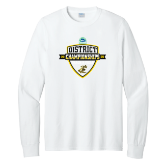 WCD3 2025 Track & Field Long Sleeve Performance Tee - White