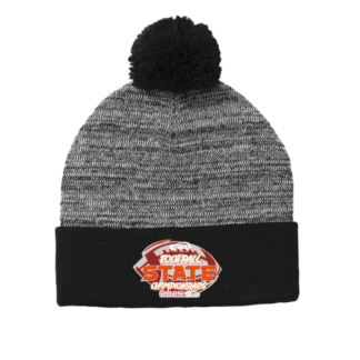 Beanie - WIAA 2025 State Football - Black/Grey Heather