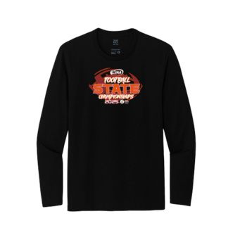 Long Sleeve Tee - WIAA 2025 State Football - Jet Black