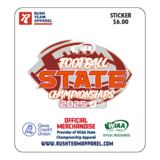 Sticker - WIAA 2025 State Football