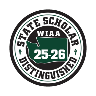 WIAA 2025 - 2026 Distinguished State Scholar Patch