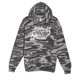 WIAA 2026 State Girls Flag Football - Camo Hoodie - Slate Camo