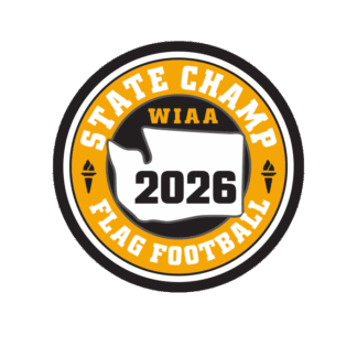 WIAA 2026 State Girls Flag Football - Champion Patches