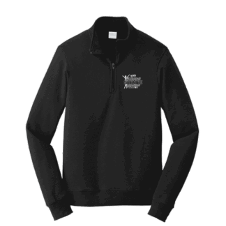WIAA 2026 State Gymnastics-Fleece Quarter Zip-Black