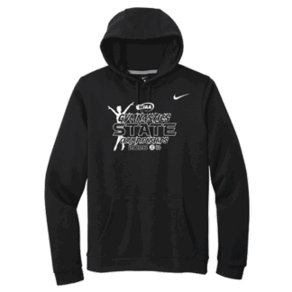 WIAA 2026 State Gymnastics - Nike Hoodie - Black