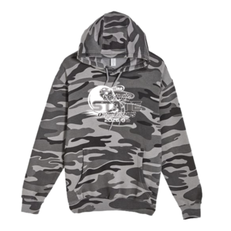 Camo Hoodie – WIAA 2026 State Bowling - Slate Camo