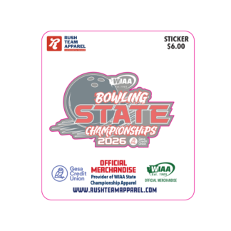 Sticker - WIAA 2026 State Bowling