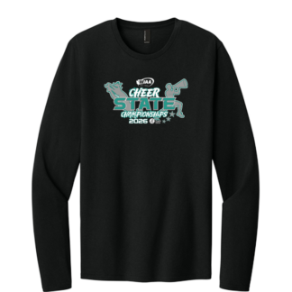 Long Sleeve - WIAA 2026 State Cheerleading - Jet Black