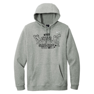 Nike Hoodie - WIAA 2026 State Cheerleading - Dark Heather Grey