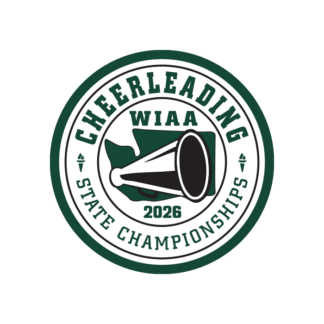 Patch - WIAA 2026 State Cheerleading - Green/White