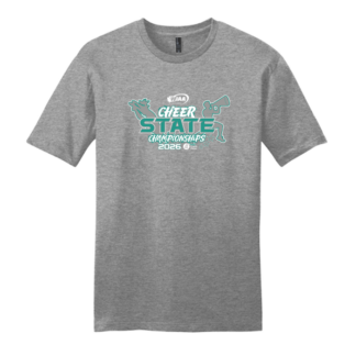 Short Sleeve Tee - WIAA 2026 State Cheerleading - Grey Frost